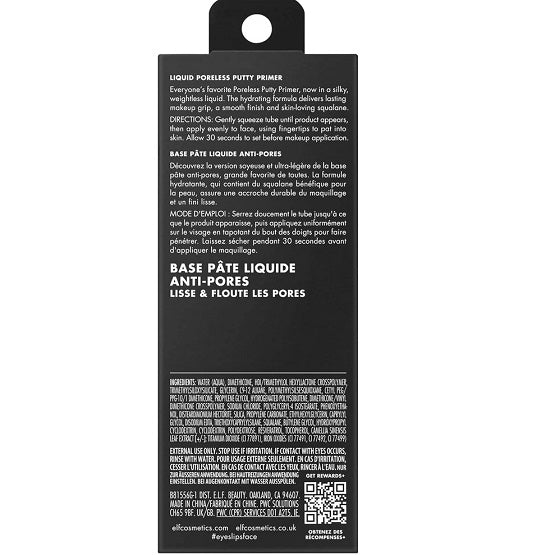 ELF Liquid Poreless Putty Primer 28ml In Pakistan - The Vault
