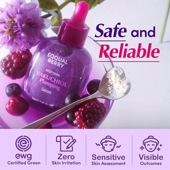 EQQUALBERRY Bakuchiol Plumping Serum 30ml In Pakistan 