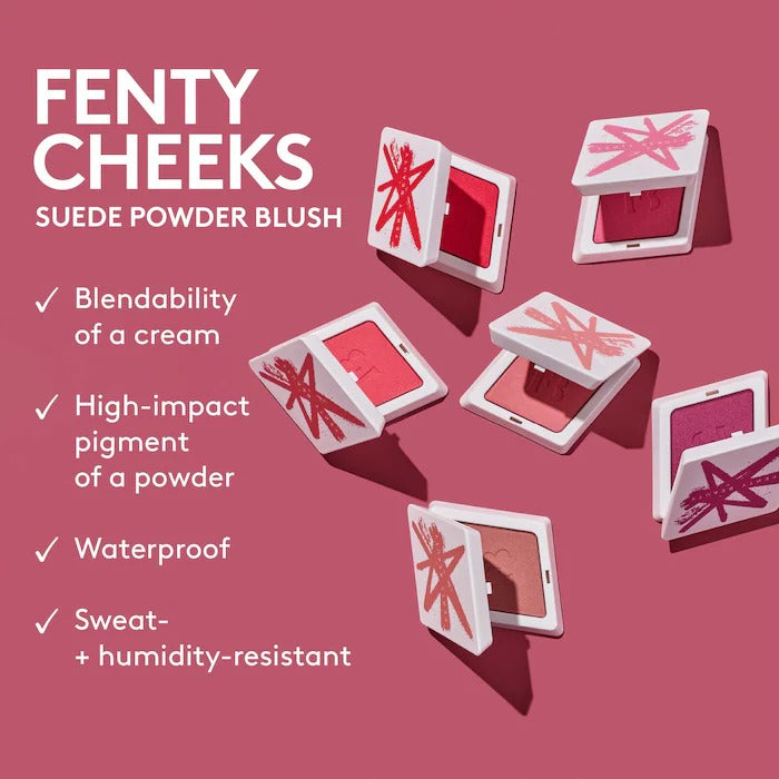FENTY BEAUTY Fenty Cheeks Suede Waterproof Powder Blush Wattabrat In Pakistan 