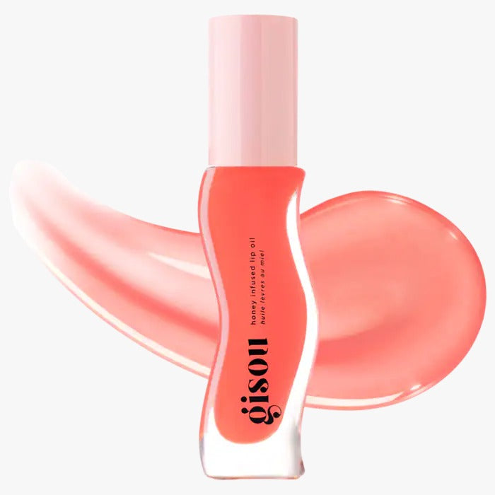 GISOU Honey Infused Hydrating Lip Oil Bee llini Peach In Pakistan 