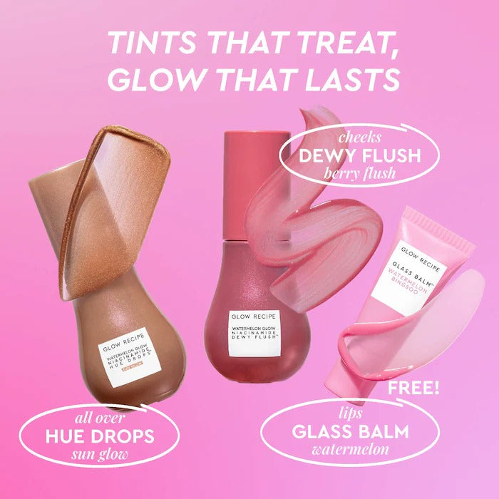 GLOW RECIPE Best of Glow Hues Tinted Serum Cheek & Lip Set Price In Pakistan