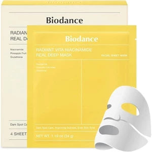 BIODANCE - Radiant Vita Niacinamide Real Deep Mask - 1 Sheet