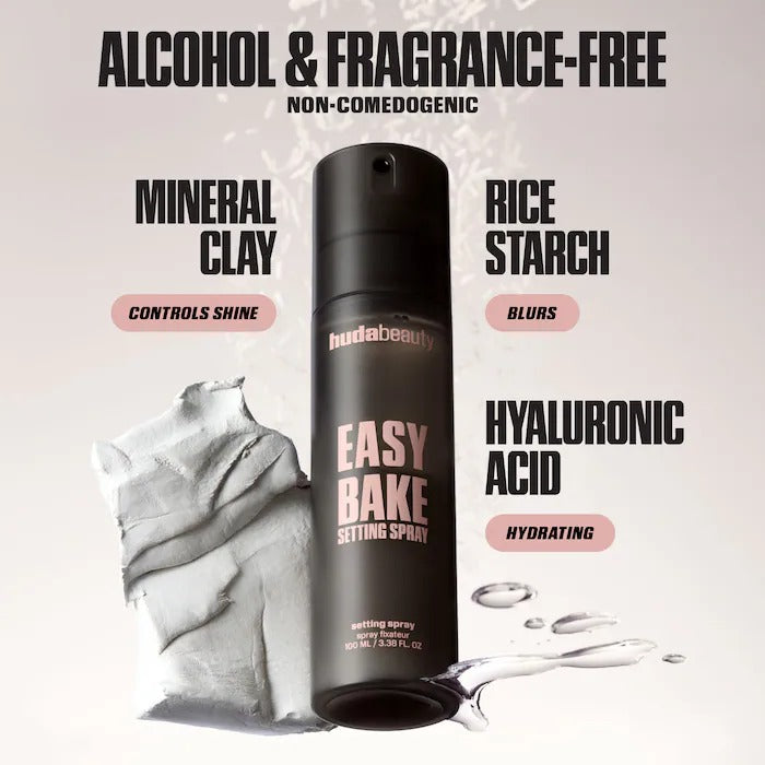 HUDA BEAUTY Easy Bake Blurring Setting Spray with 16-Hour Wear 30ML In Pakistan 