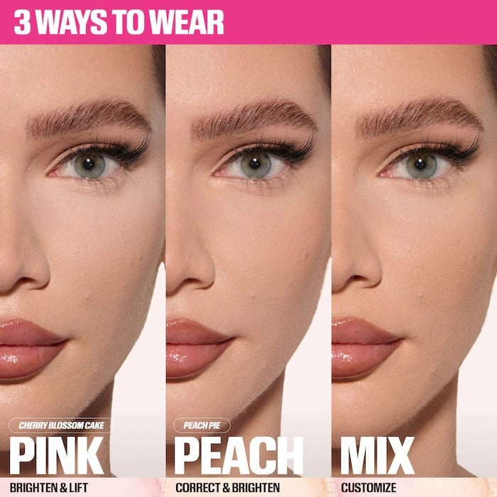 HUDA BEAUTY Easy Bake Loose Powder Brightening + Correcting Duo Cherry Peach In Pakistan 