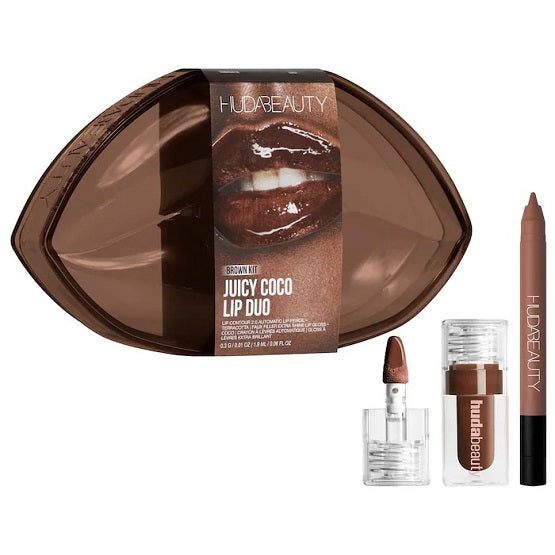 HUDA BEAUTY Juicy Coco Lip Gloss + Liner Set Price In Pakistan