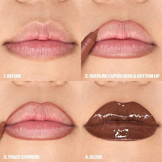 HUDA BEAUTY Juicy Coco Lip Gloss + Liner Set Price In Pakistan