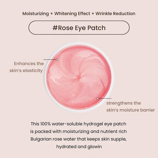 Heimish Bulgarian Rose Water Hydrogel Eye Patch 60pcs In Pakistan