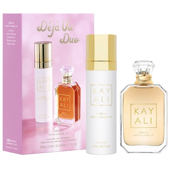 Huda Beauty Kayali Deja Vu White Flower 57 Edp 50ML + Hair Mist 75ML
