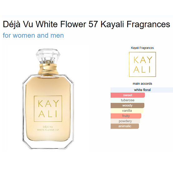 Huda Beauty kayali deja vu white flower 57 Edp 10ml In Pakistan