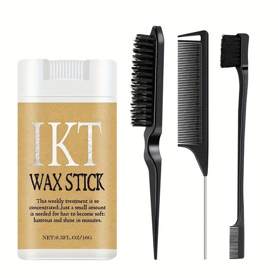 IKT Hair Wax Stick 16g MINI with 3 combs Set In Pakistan 