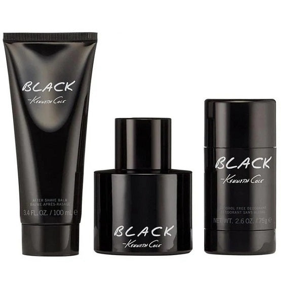KENNETH - COLE BLACK MEN SET 3s (100ML+100ML A/S+ 75ML DEO)