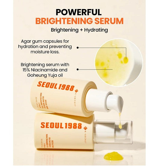 KSecret SEOUL 1988 Glow Serum : Niacinamide 15% + Yuja 30ml in pakistan