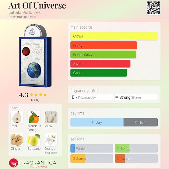 Lattafa Pride Art of Universe EDP 100ml In Pakistan