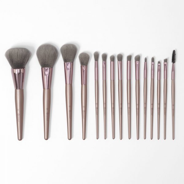 BH COSMETICS - Lavish Elegance 15 Pieces Brush Set With Cosmetic Bag