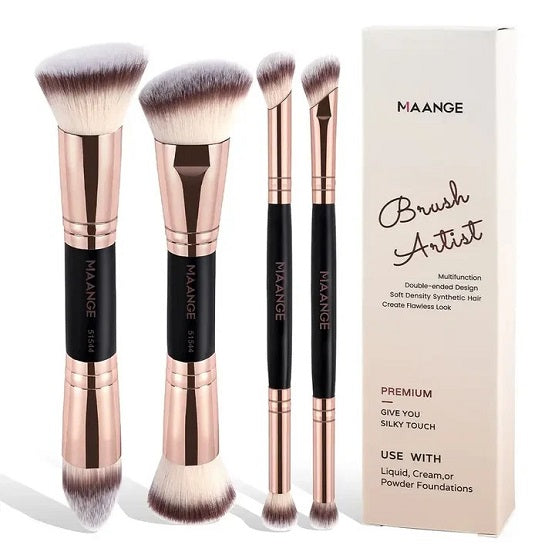 MAANGE Foundation Premium Brush Set 4 Piece In Pakistan