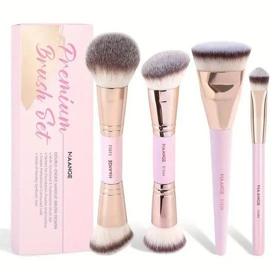 MAANGE Foundation Premium Brush Set 4 Piece In Pakistan