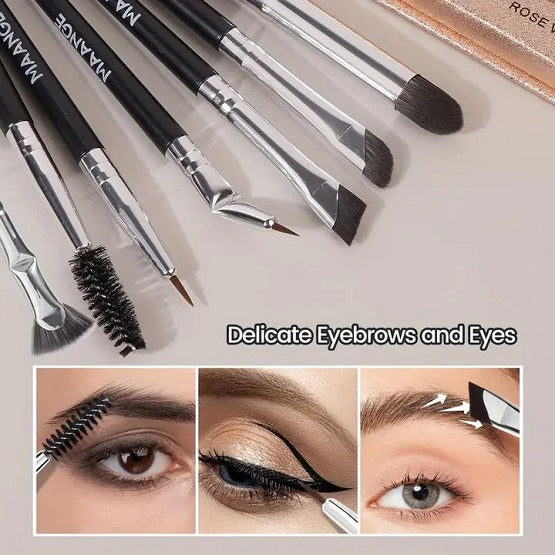 MAANGE Soft Fiber Eye Brush set 7pcs In Pakistan