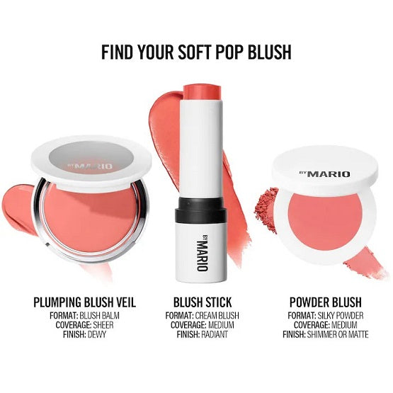 MAKEUP BY MARIO - Soft Pop Plumping Cream Blush Veil - Paradise Pink
