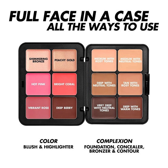 MAKE UP FOR EVER - HD Skin Face Essentials Palette With Highlighter - Tan to Deep