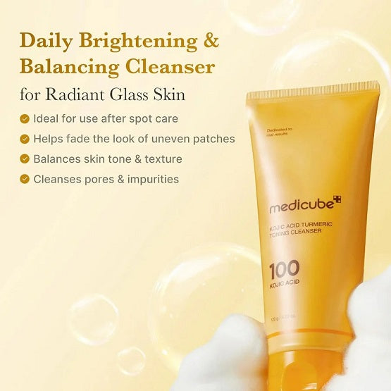MEDICUBE Kojic Acid Turmeric Toning Cleanser 120G In Pakistan 