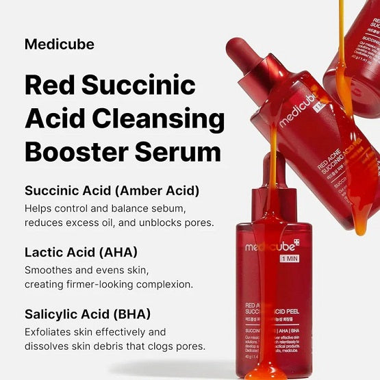 Medicube Red Acne Succinic Acid Peel 40g In Pakistan