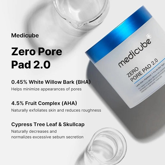 Medicube – Zero Pore Pad 2.0 (70 Pads) - 155g