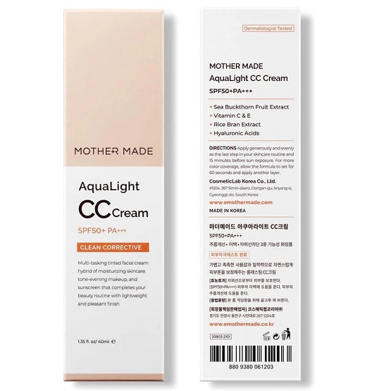 Meditherapy MOTHER MADE AquaLight Korean CC Cream SPF 50 PA+++ 40ml