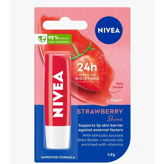 NIVEA Lip Balm Strawberry Shine In Pakistan 