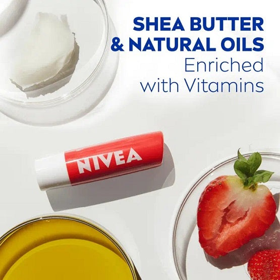 NIVEA Lip Balm Strawberry Shine In Pakistan 