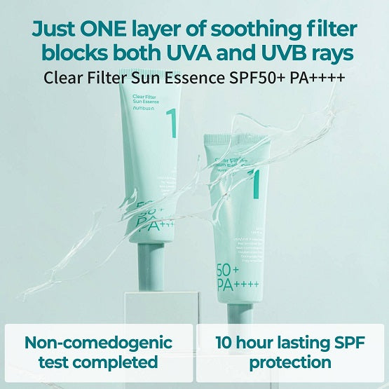 NUMBUZIN - NO. 1 CLEAR FILTER SUN ESSENCE SPF50+ PA++++ - 50ml