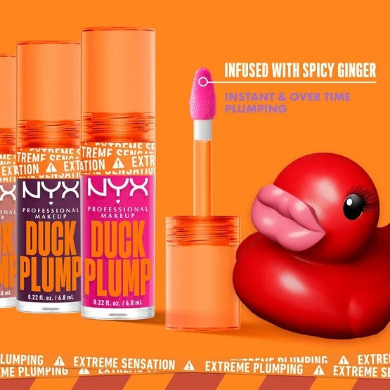 NYX - Duck Plump High Pigment Plumping Lip Gloss - 01 Clearly Spicy