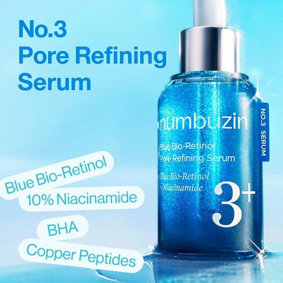 Numbuzin No.3 Blue Bio-Retinol Pore Refining Serum 30ml In Pakistan