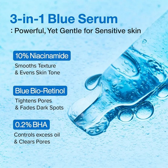 Numbuzin No.3 Blue Bio-Retinol Pore Refining Serum 30ml In Pakistan