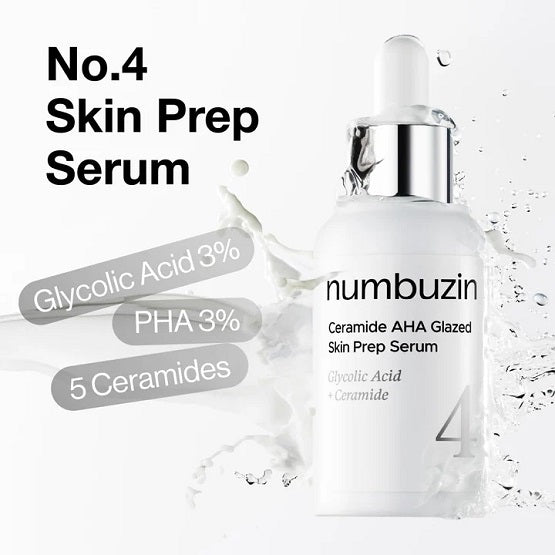 Numbuzin No.4 Ceramide AHA Glazed Skin Prep Serum 30ml In Pakistan