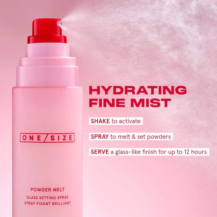 ONE/SIZE Powder Melt Glass Setting Spray 100ML In Pakistan 