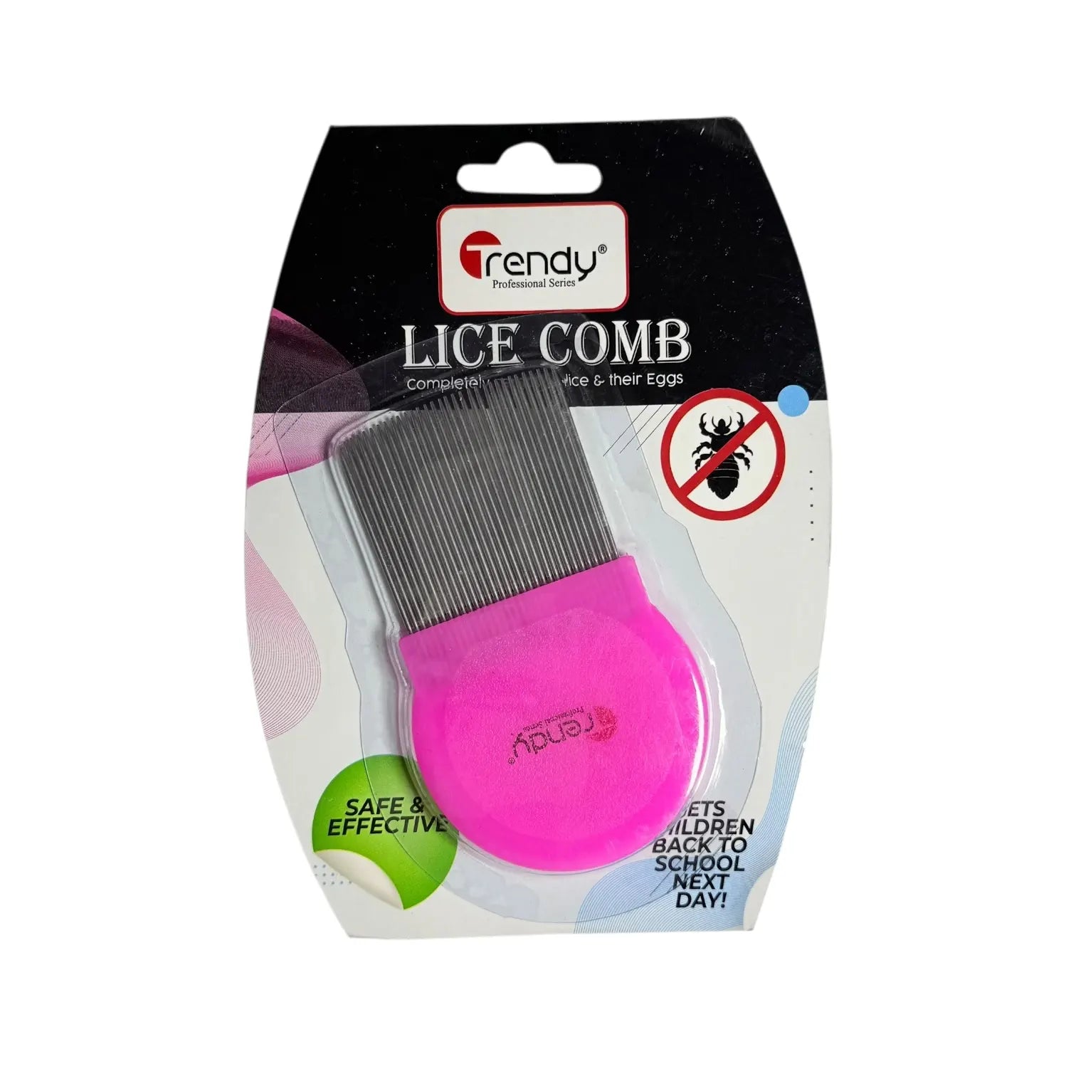 TRENDY LICE COMB STEEL