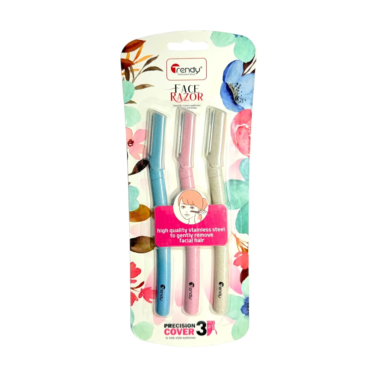 TRENDY - FACE RAZOR 3 PCS