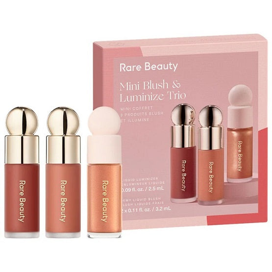RARE BEAUTY - Mini Blush and Luminize Trio