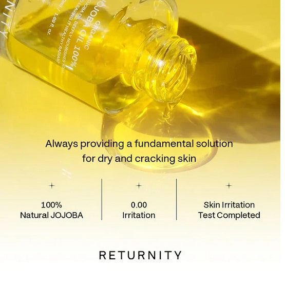 RETURNITY Organic Jojoba Oil 100% 50ml In Pakistan