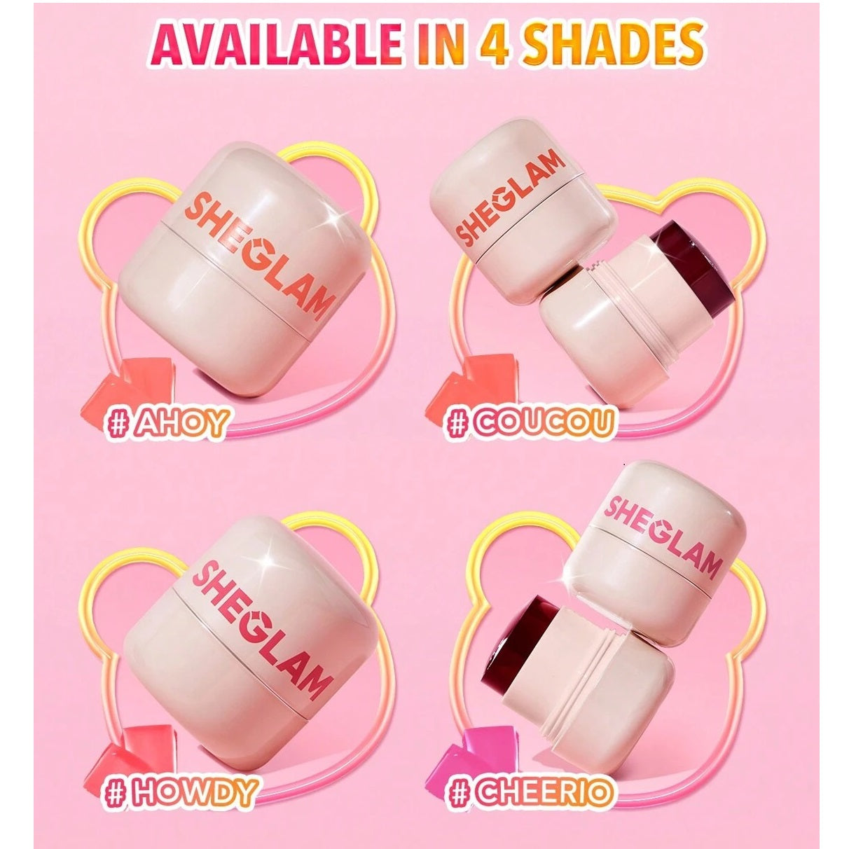 SHEGLAM - Jelly Licious Hydrating Lip & Blush Tint - HOWDY