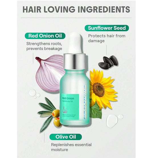SHEGLAM HAIR Red Onion Hair And Scalp Oil Clear 15ml In Pakistan 