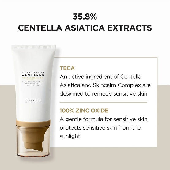SKIN 1004 MADAGASCARA - Centella Air-Fit Suncream Light SPF30 PA++++ - 50ml