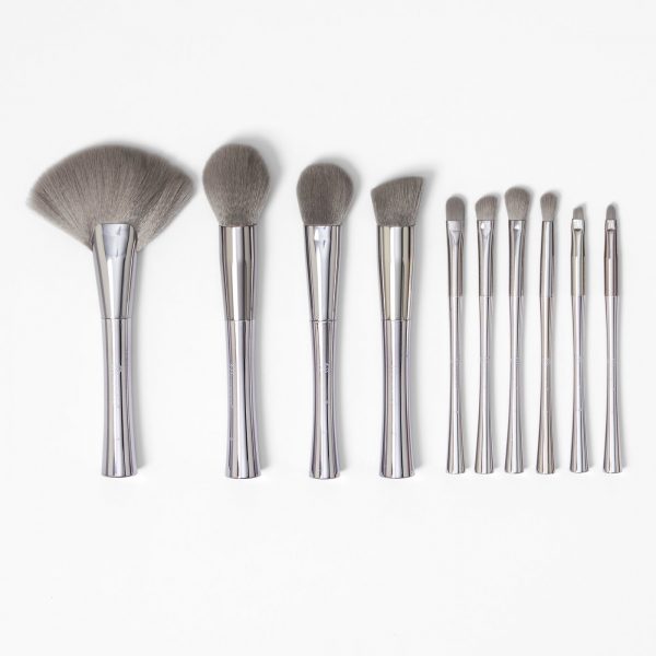 BH COSMETICS - SMOKE N' MIRRORS - 10 Piece Brush Set With Cosmetic Bag