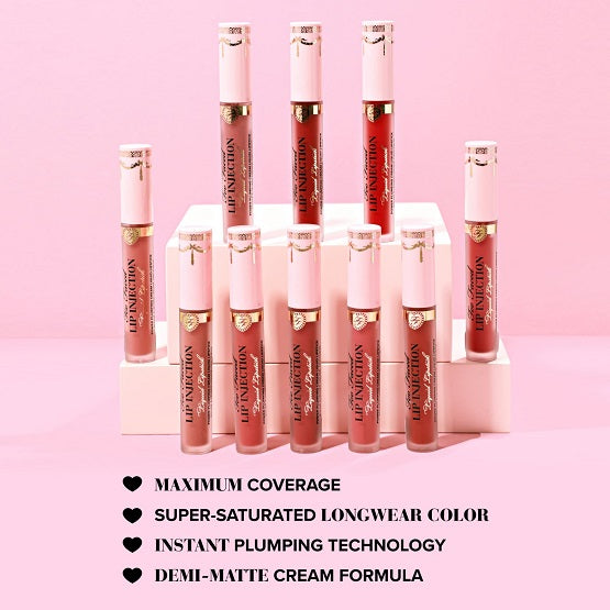 TOO FACED - Lip Injection Power Plumping Cream Longwear Liquid Lipstick - Give `Em Lip