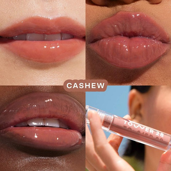 Tower 28 Beauty - ShineOn Lip Jelly Non-Sticky Gloss - Cashew