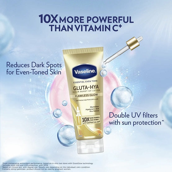 Vaseline - Gluta-Hya Flawless Glow Serum-In-Lotion - 200ml
