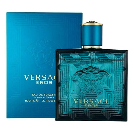 Versace Eros Men EDT 100ml – A bold blend of mint, green apple, and vanilla. Shop original men's fragrance in Pakistan online at The Vault.