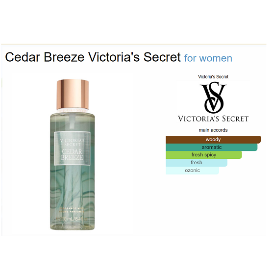 Victoria Secret Cedar Breeze Body Mist 250ml In Pakistan - The Vault