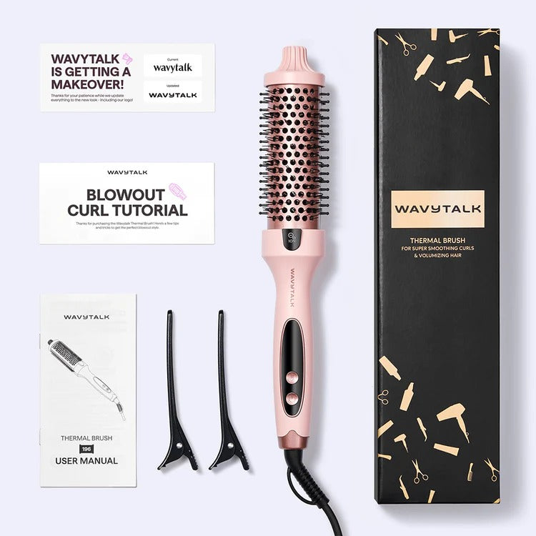 WAVYTALK - Blowout Boost Ionic Thermal Brush (Pink) In Pakistan 