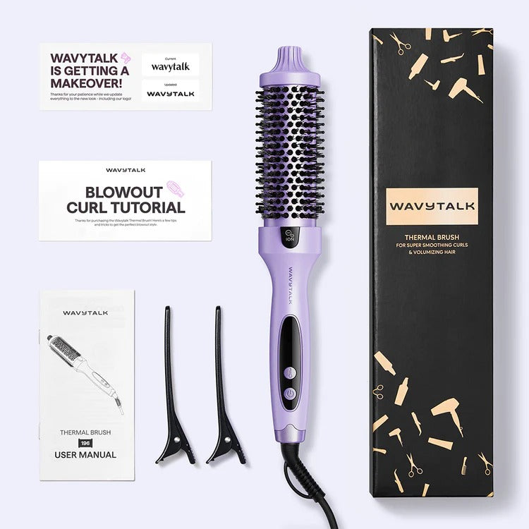 WAVYTALK Blowout Boost Ionic Thermal Brush (Purple) In Pakistan 